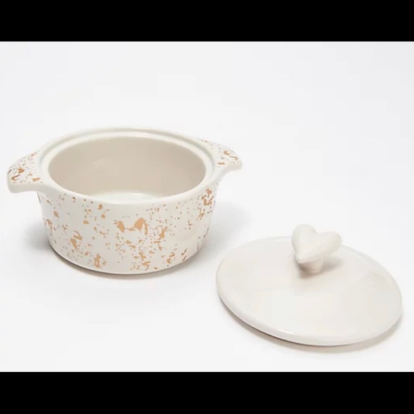 - Ayesha Curry 4-Piece 10-oz Mini Casseroles with Gold Detail - Picture 3 of 4